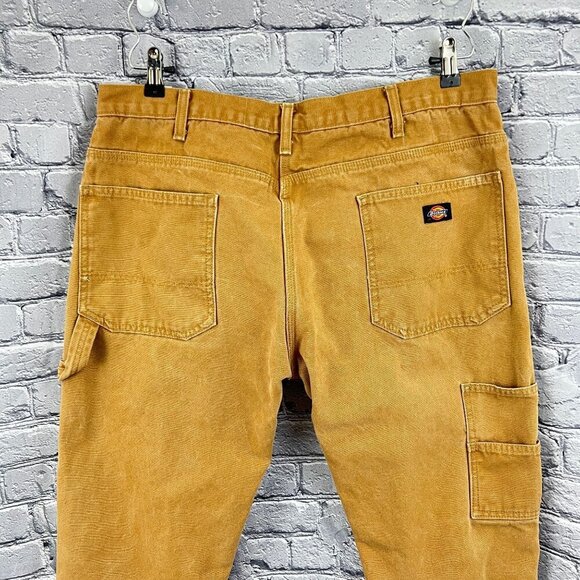 Dickies Mens Flannel Lined Carpenter Duck Work Pants 38 x 34 - Picture 8 of 11